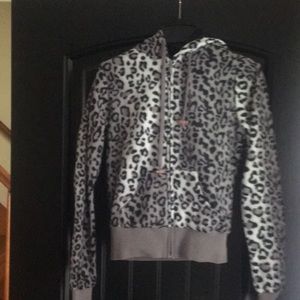 Zip up fleece sweatshirt